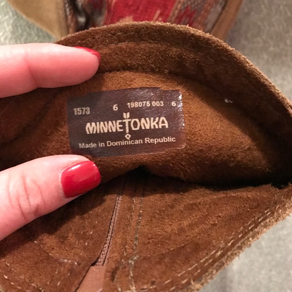 ✔️Minnetonka Baja Suede/Leather Boots✔️ Size 6 - Picture 7 of 8